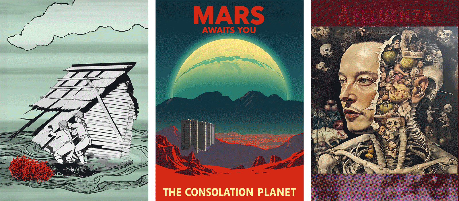 Cards from The Iceberg game